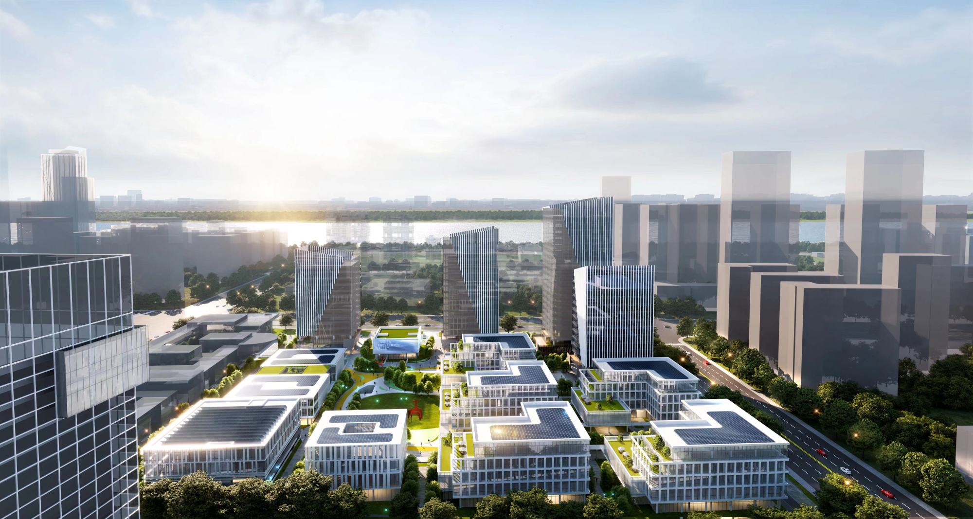 國家智能網(wǎng)聯(lián)汽車武漢測試示范區(qū)內(nèi)首個科創(chuàng)園區(qū)正式開建